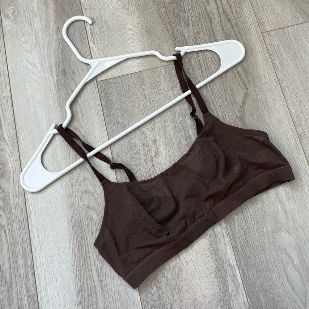 nueskin Mesh Bralette brandew light womens Brown (small) casual comfy everyday